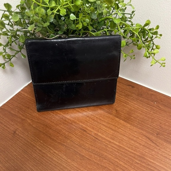 Lambertson Truex Black Leather French Wallet New EUC - Picture 2 of 11